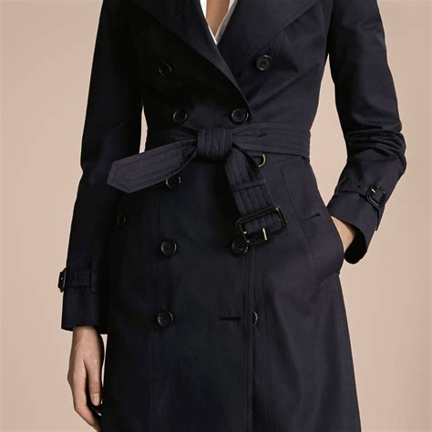 sandringham navy burberry trench coat|trench coat Burberry original.